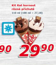 Nanuk kornout Kit Kat Nestlé
