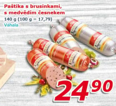 Paštika s brusinkami Váhala