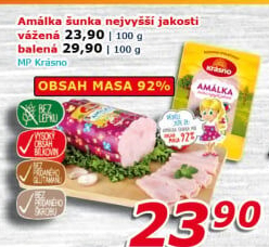 Šunka Amálka nejvyšší jakosti Krásno