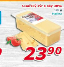 Sýr Císářský 30% Madeta