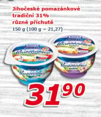 Tradiční pomazánkové Jihočeské Madeta