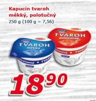 Tvaroh měkký Kapucín