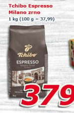 Zrnková káva Tchibo Espresso Milano style