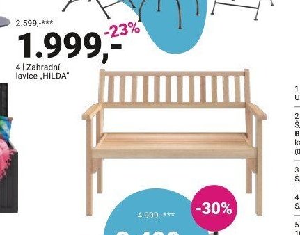 Zahradní lavice HILDA - Möbelix akcniletaky.com