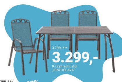 Zahradní stůl „BRATISLAVA“ - Möbelix akcniletaky.com