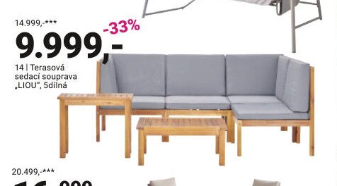 Terasová sedací souprava „LIOU“, 5dílná - Möbelix akcniletaky.com