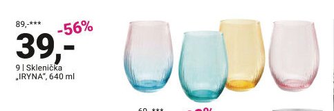 Sklenička IRYNA, 640 ml - Möbelix akcniletaky.com