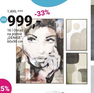 Obraz DENISE, 60x90 cm - Möbelix akcniletaky.com