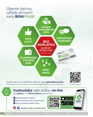 akční leták BENU Lékárna 1.4.2024-30.4.2024
