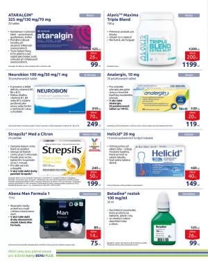 akční leták BENU Lékárna 1.4.2024-30.4.2024