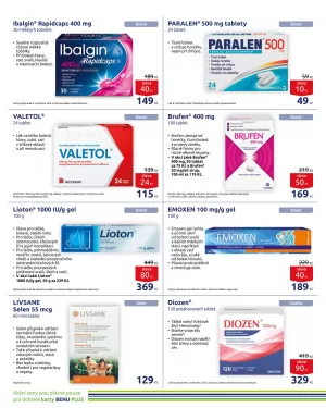 akční leták BENU Lékárna 1.4.2024-30.4.2024