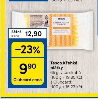 Tesco Křehké plátky