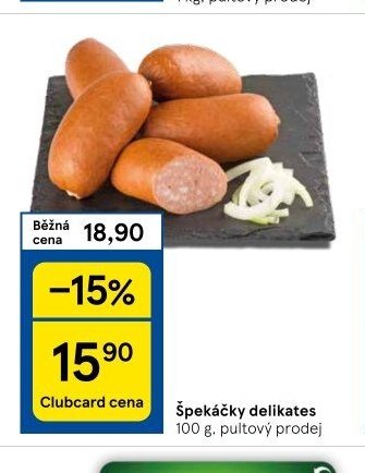 Špekáčky delikates