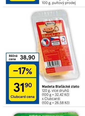 Madeta Blaťácké zlato