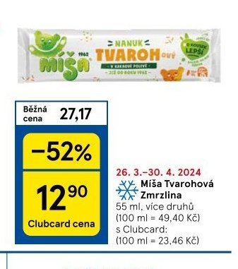Míša Tvarohová Zmrzlina