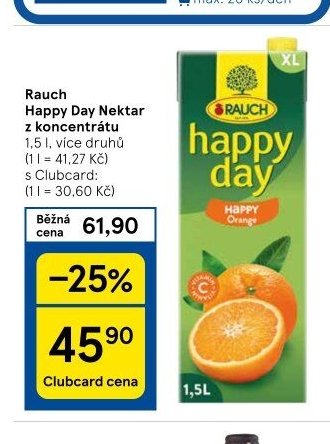 Rauch Happy Day Nektar z koncentrátu
