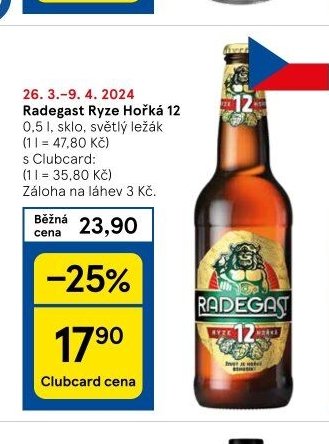 Radegast Ryze Hořká 12