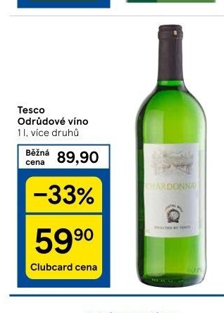 Tesco Odrůdové víno