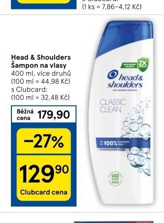 Head & Shoulders Šampon na vlasy