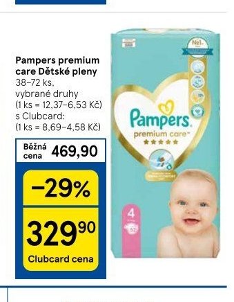 Pampers premium care Dětské pleny