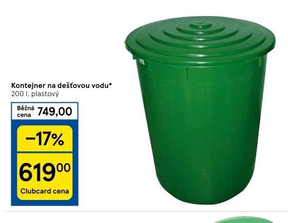 Kontejner na dešťovou vodu