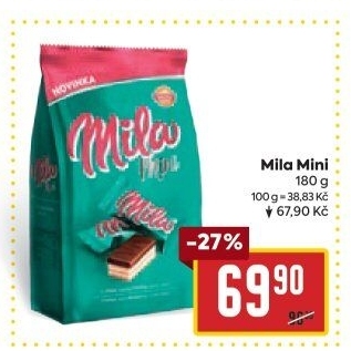 Oplatky mini Mila Sedita