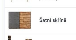 Šatní skříně