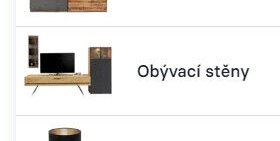 Obývací stěny