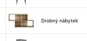 Drobný nábytek