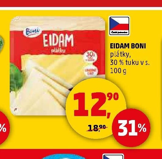 Eidam Boni plátky