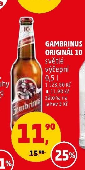 Gambrinus originál 10