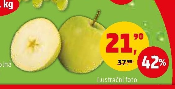 Jablka Golden Delicious