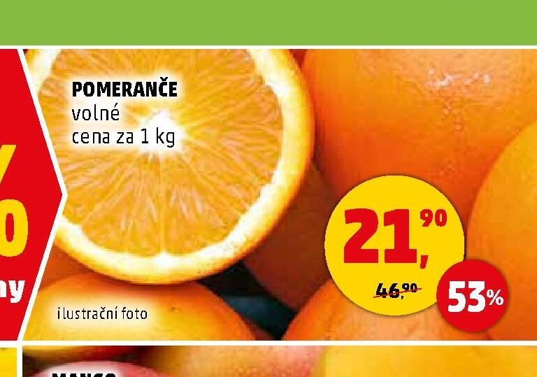 Pomeranče volné