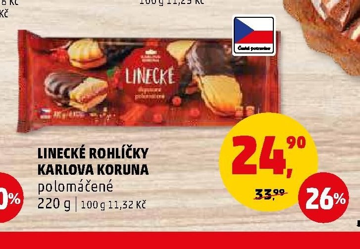 Linecké rohlíčky Karlova Koruna