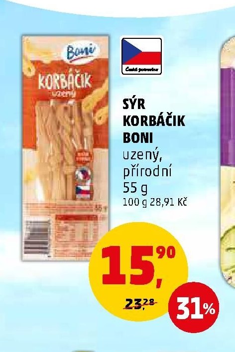 Sýr Korbáčík Boni