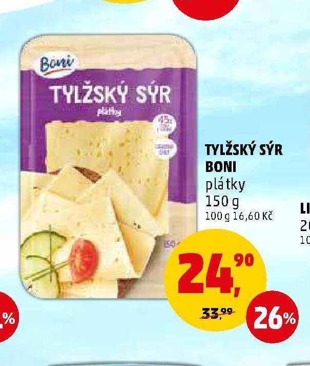 Tylžský sýr Boni
