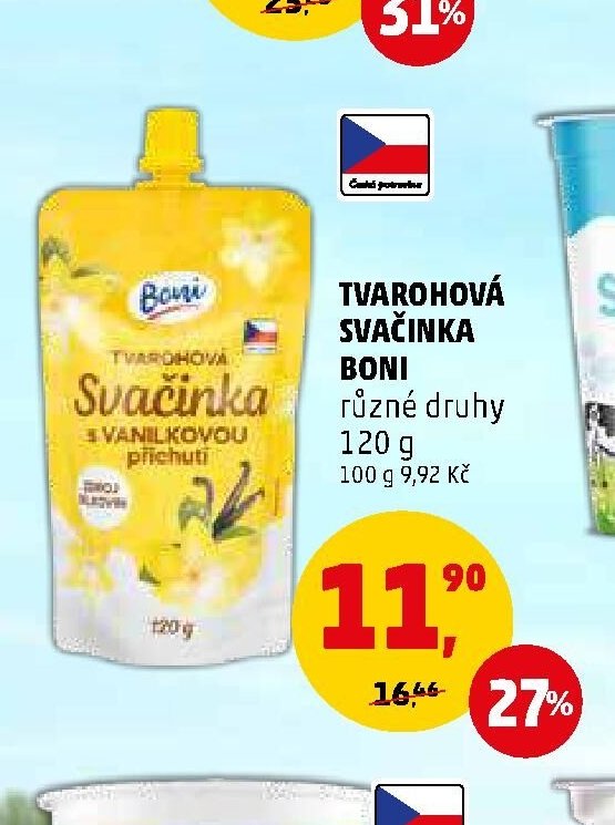 Tvarohová svačinka Boni