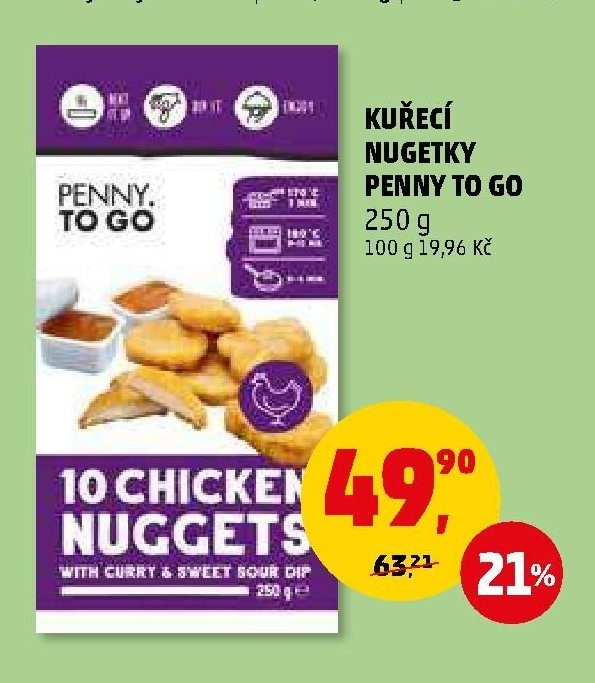 Penny To Go Kuřecí nugetky