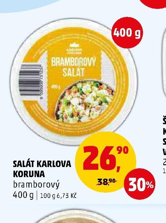 SALÁT KARLOVA KORUNA bramborový