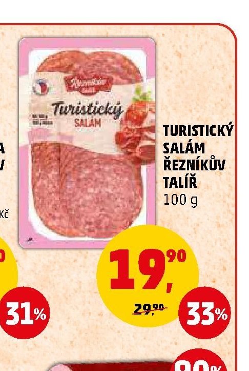 Turistický salám Řezníkův talíř