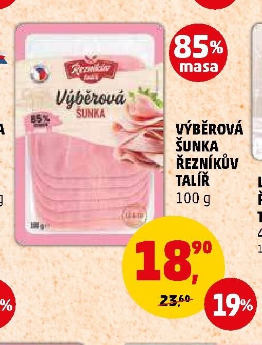 Výběrová šunka Řezníkův talíř
