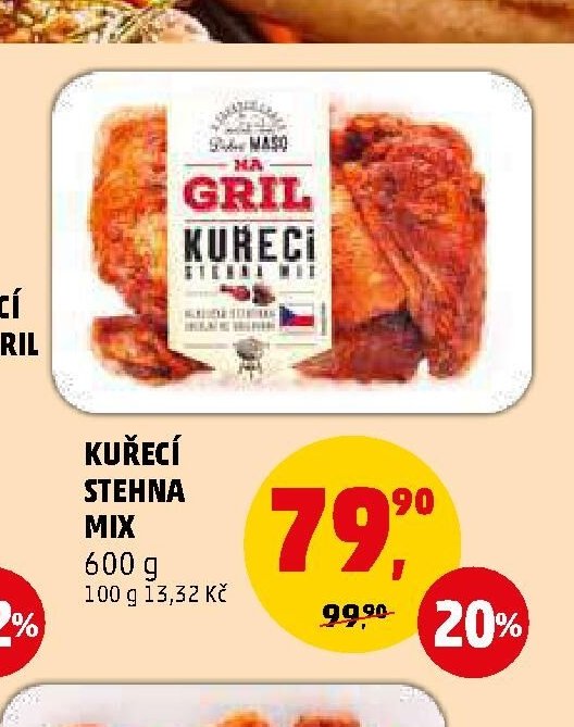 Kuřecí stehna mix