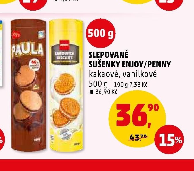 SLEPOVANÉ SUŠENKY ENJOY/PENNY