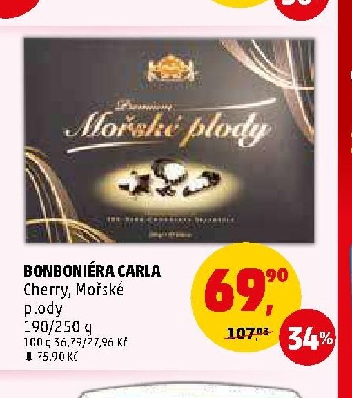 Bonboniéra Carla Cherry, Mořské plody