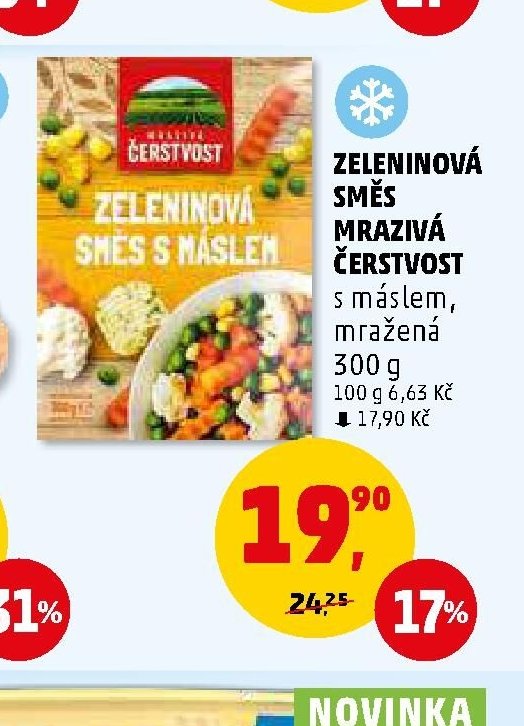 ZELENINOVÁ SMĚS MRAZIVÁ ČERSTVOST