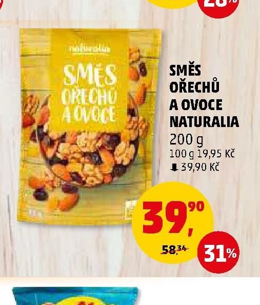 SMĚS OŘECHŮ A OVOCE NATURALIA 200 g