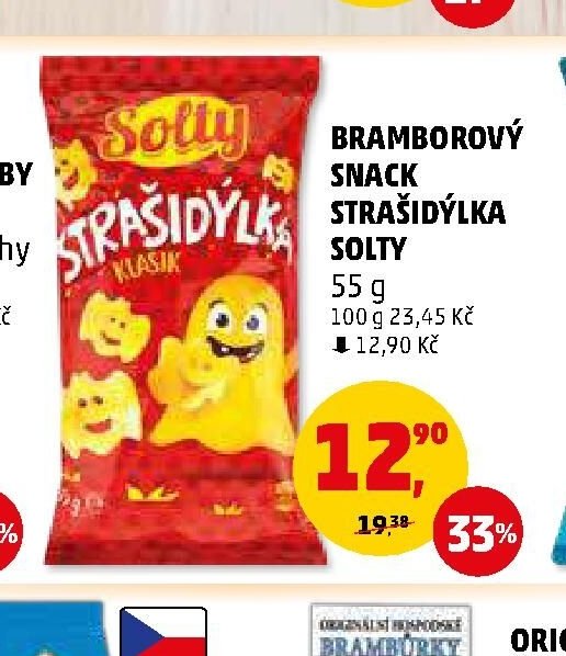 BRAMBOROVÝ SNACK STRAŠIDÝLKA SOLTY 55 g