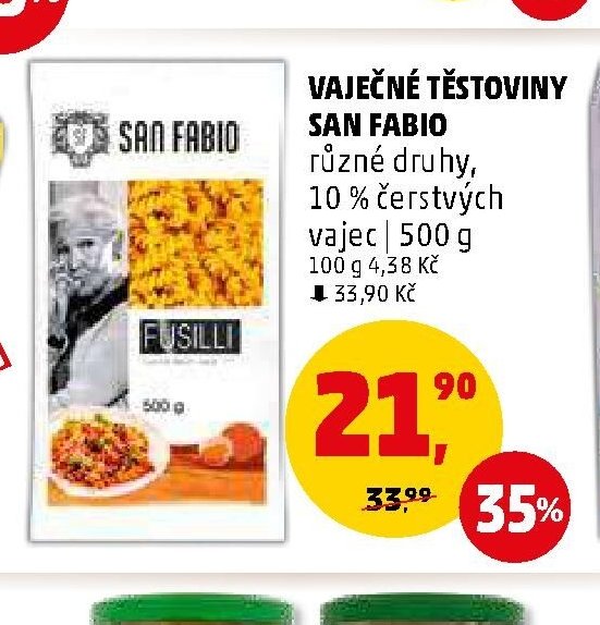VAJEČNÉ TĚSTOVINY SAN FABIO