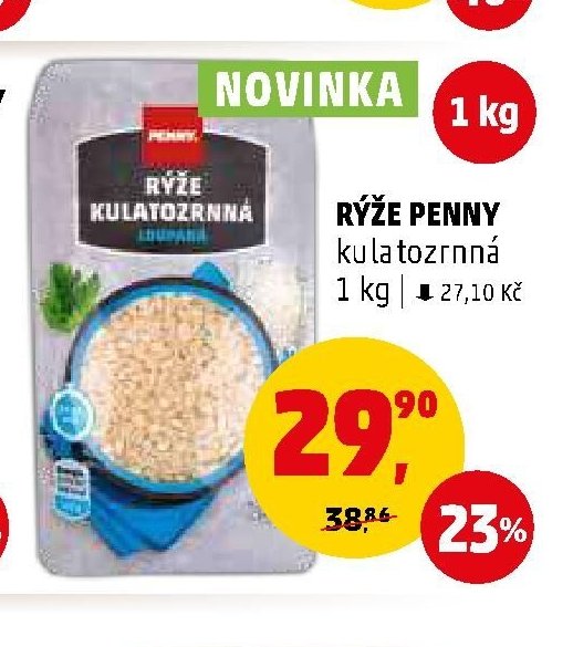 RÝŽE PENNY KULATOZRNÁ