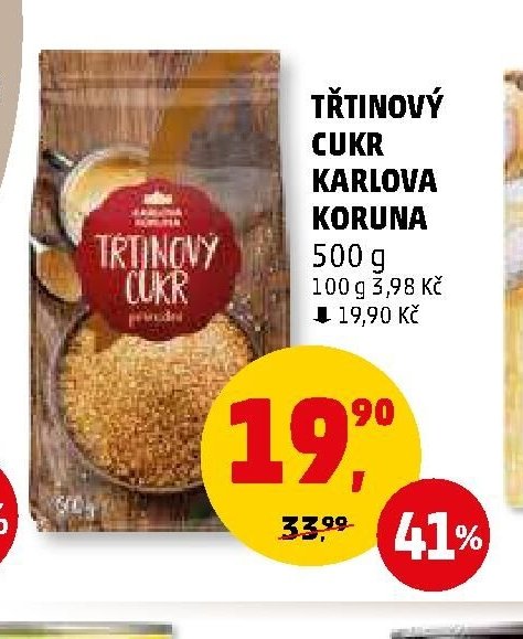 Třtinový cukr Karlova Koruna 500 g